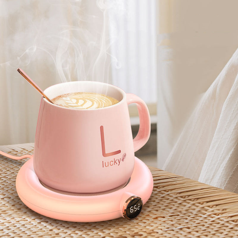 Calentador de tazas de café, posavasos térmico, taza con calefacción inteligente, aislamiento térmico, temperatura constante, almohadilla calefactora de escritorio.