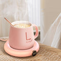 Calentador de tazas de café, posavasos térmico, taza con calefacción inteligente, aislamiento térmico, temperatura constante, almohadilla calefactora de escritorio.